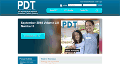 Desktop Screenshot of pediatricdentistrytoday.org